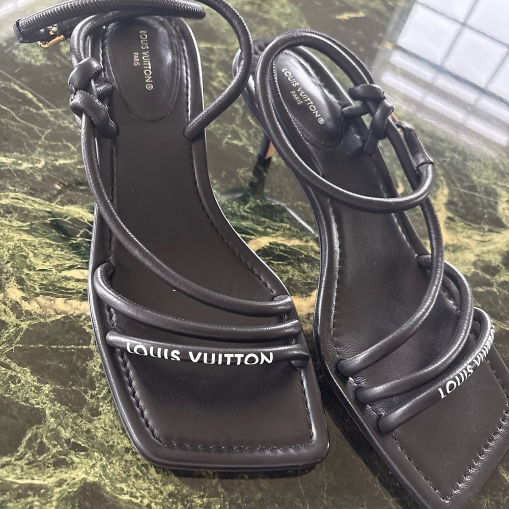 Louis Vuitton Black Women's Sandals